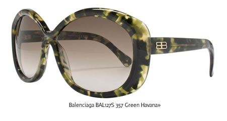 Balenciaga BAL127S 357 Green Havana
