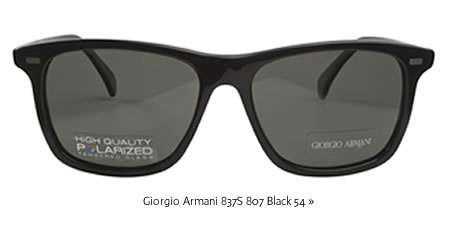Giorgio Armani 837S 807 Black 54