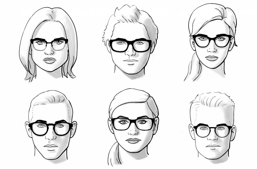Glasses for face shape