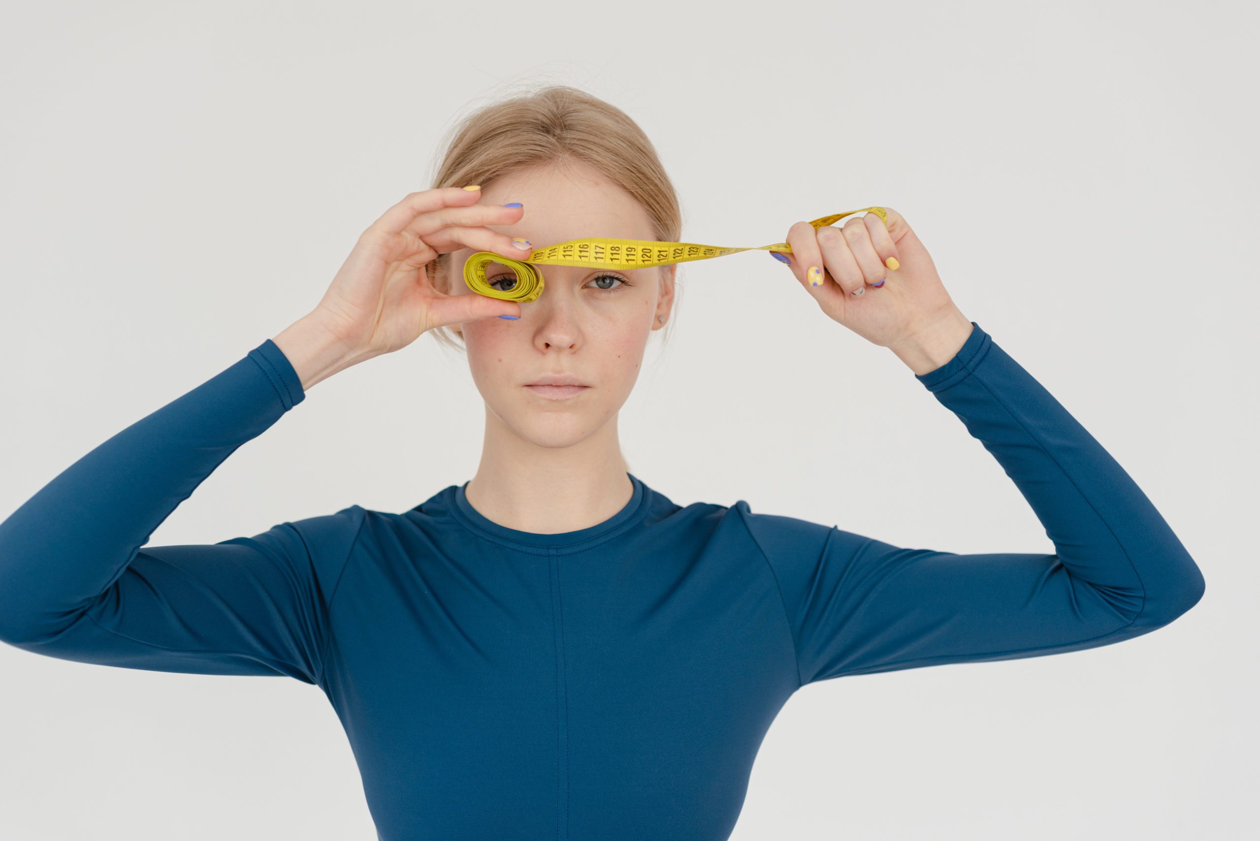 measure face for glasses