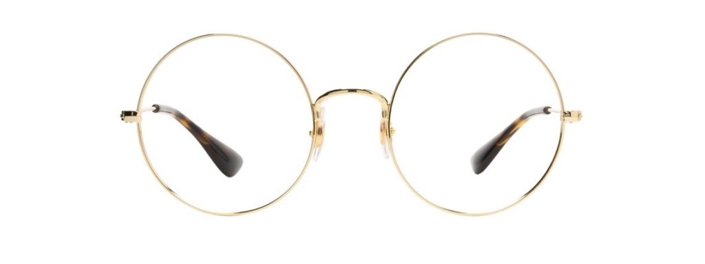 Round gold Ray-Ban glasses frames