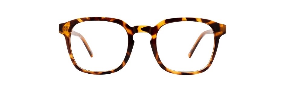 Oversized square tortoiseshell glasses frames