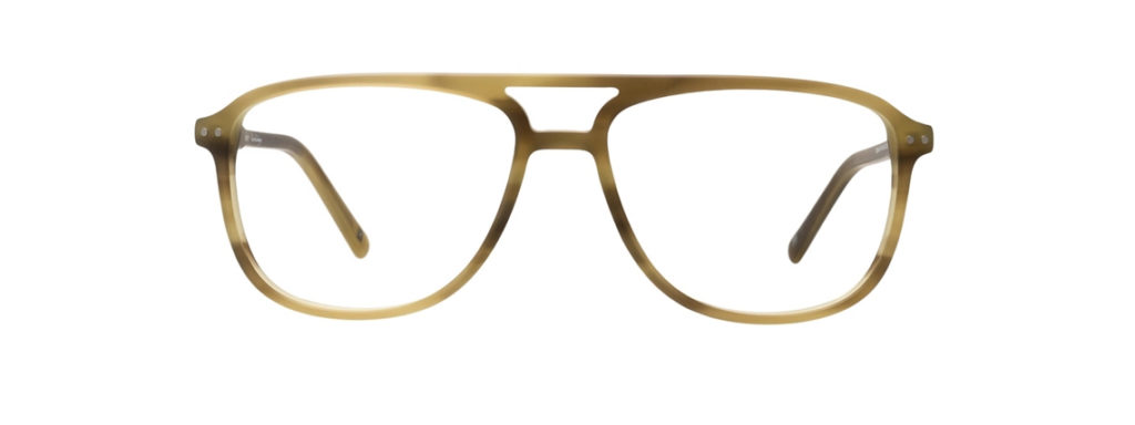 a pair of olive green aviator glasses