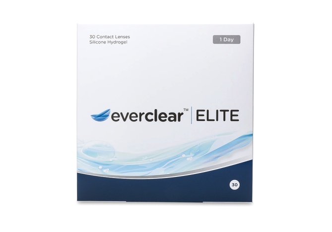 a box of everclear brand daily contact lenses