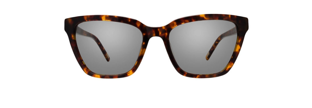 a pair of oversized tortoiseshell sunglasses