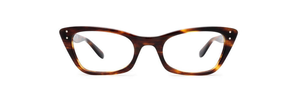 a pair of cat eye tortoiseshell glasses