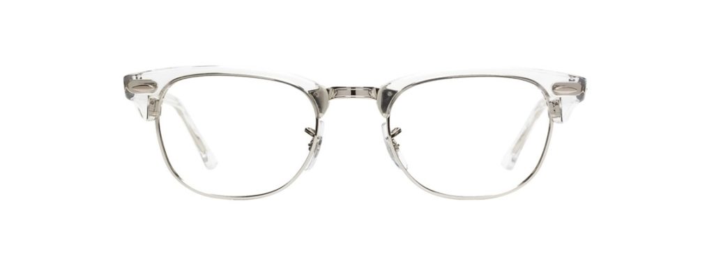 clear frame ray-ban glasses