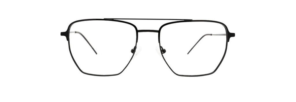 Aviator black glasses frames