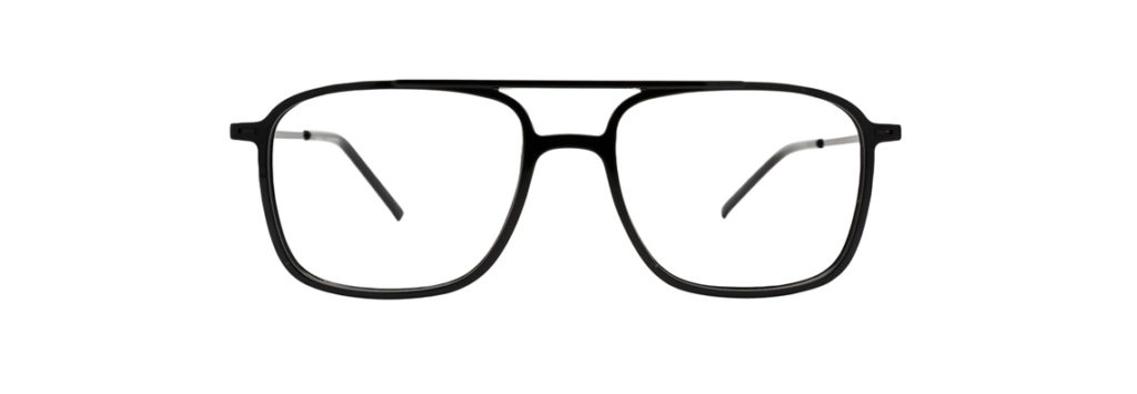 Aviator black glasses frames