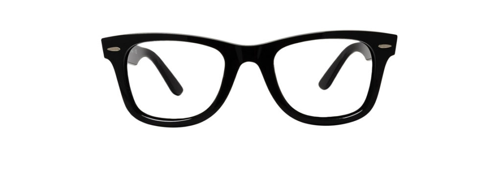 Ray-Ban Wayfarer glasses frames in black