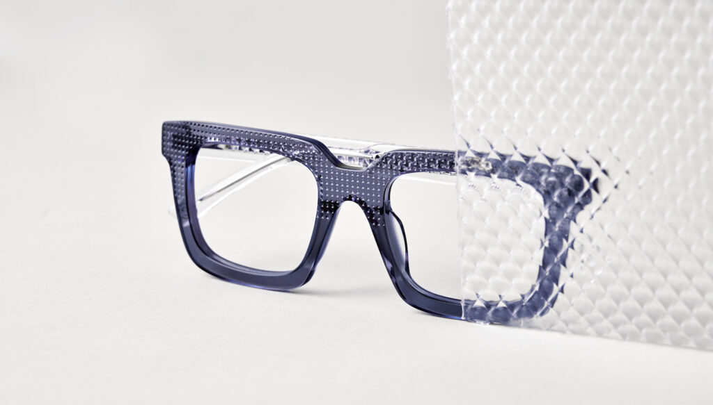 Textured glasses frame from the Artist Collection